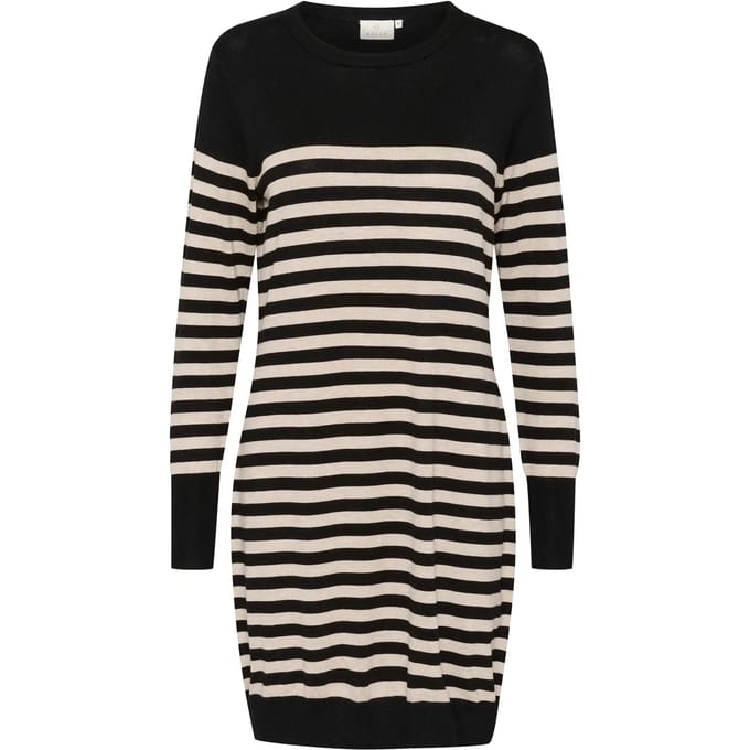 Gestreepte dames trui jurk KAFFE Astrid