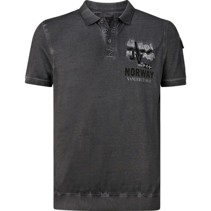 Poloshirt ALSING donkergrijs