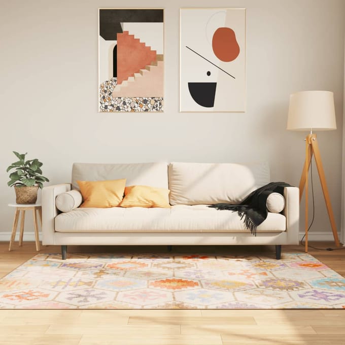 vidaXL - Vloerkleed - wasbaar - 160x230 - cm - meerkleurig