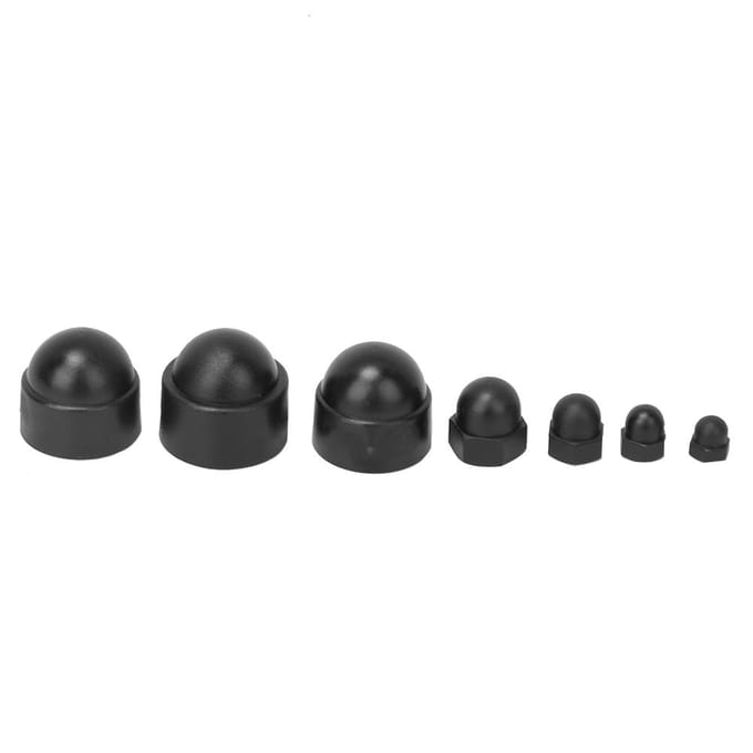 145pcs Nylon Plastic Hex Nut Cover Bolts Protection Cap M4 M5 M6 M8 M10 M12 Hardware Fasteners