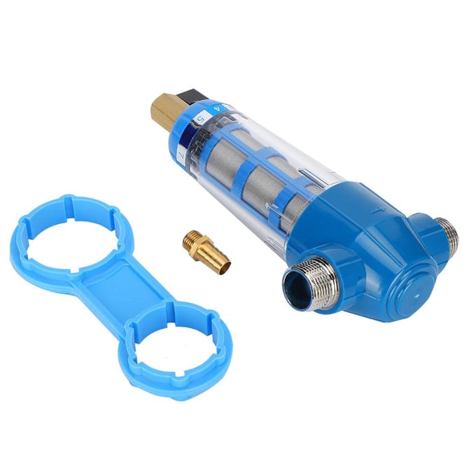 Boerderij Pluimvee Vee Waterfilter Hoge Dichtheid Kip Automatische Drinkbak Filter Zeef blue