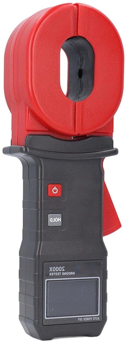 Digitale Grondmeter - Aardweerstandsmeter - Grondtesten Uitvoeren - Automatisch Bereik - 500 Ohm - Zwart