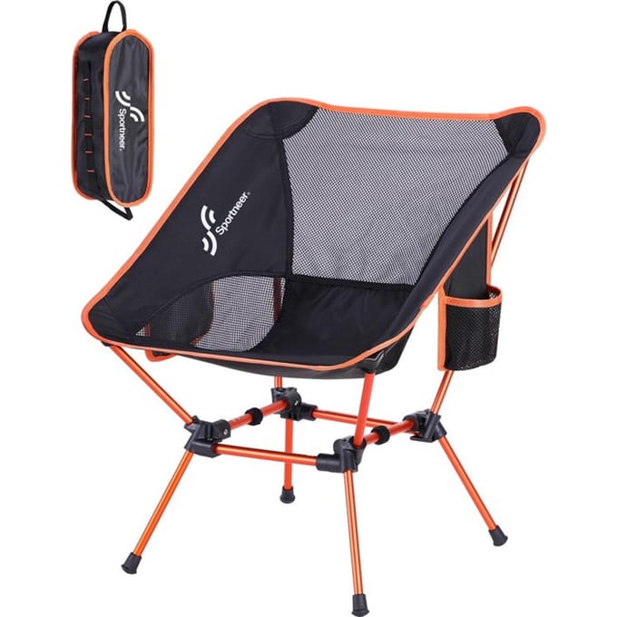 Campingstoel, lichtgewicht draagbare opvouwbare backpackstoel
