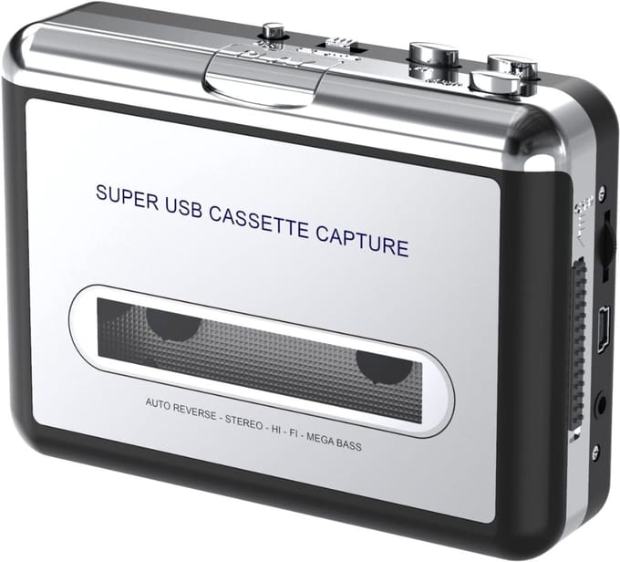 SNJY® Walkman - Casette Speler - Cassette Recorder - Zilver