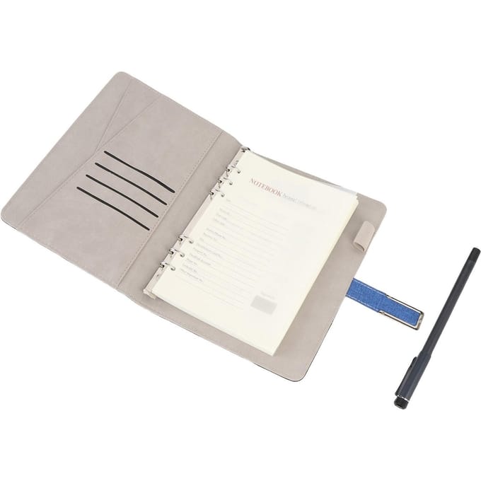 Digitale Slimme Pen Notitieboek Set Realtime Digitalisering Synchronisatie Omzetten naar Tekst Bluetooth Notitieboek blauw