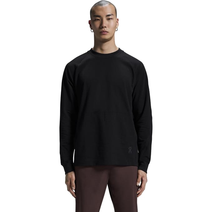 On Studio Crew 1 M Black Maat: M | Sweaters Outlet | Heren | Zwart