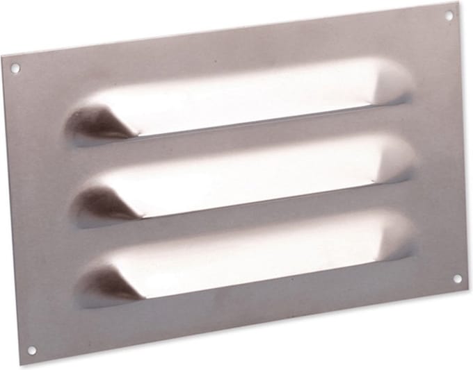 Nedco BV Bold Line schoepenrooster vlak model 250x150mm aluminium