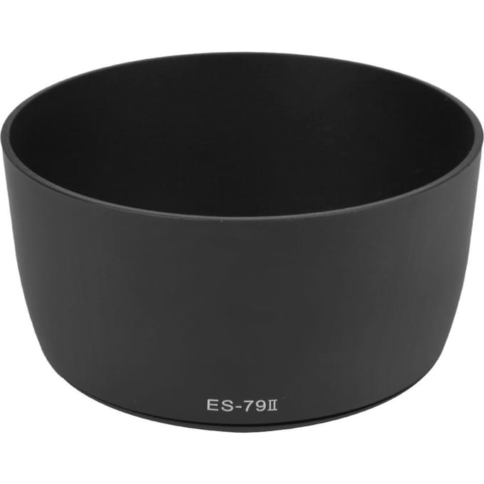 ES-79II Camera Mount Zonnekap voor Canon EF 85mm f 1.2L USM Lens black