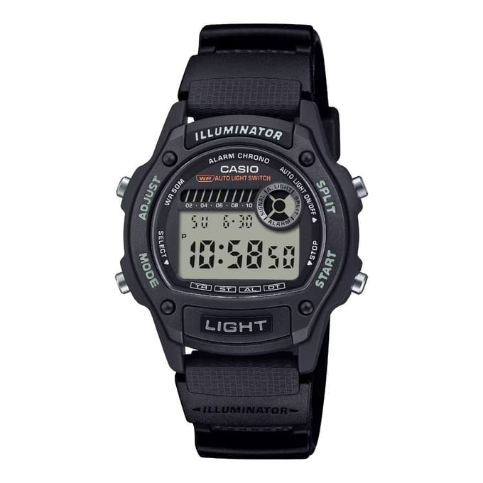 Casio Casio Collection W-220H-1AVEF Horloge - Kunststof - Zwart - Ø 36 mm