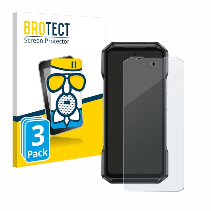 BROTECT - Screenprotector voor Ulefone Armor 27T Pro - Folie Beschermfolie Beschermglas matte 3 Stuks