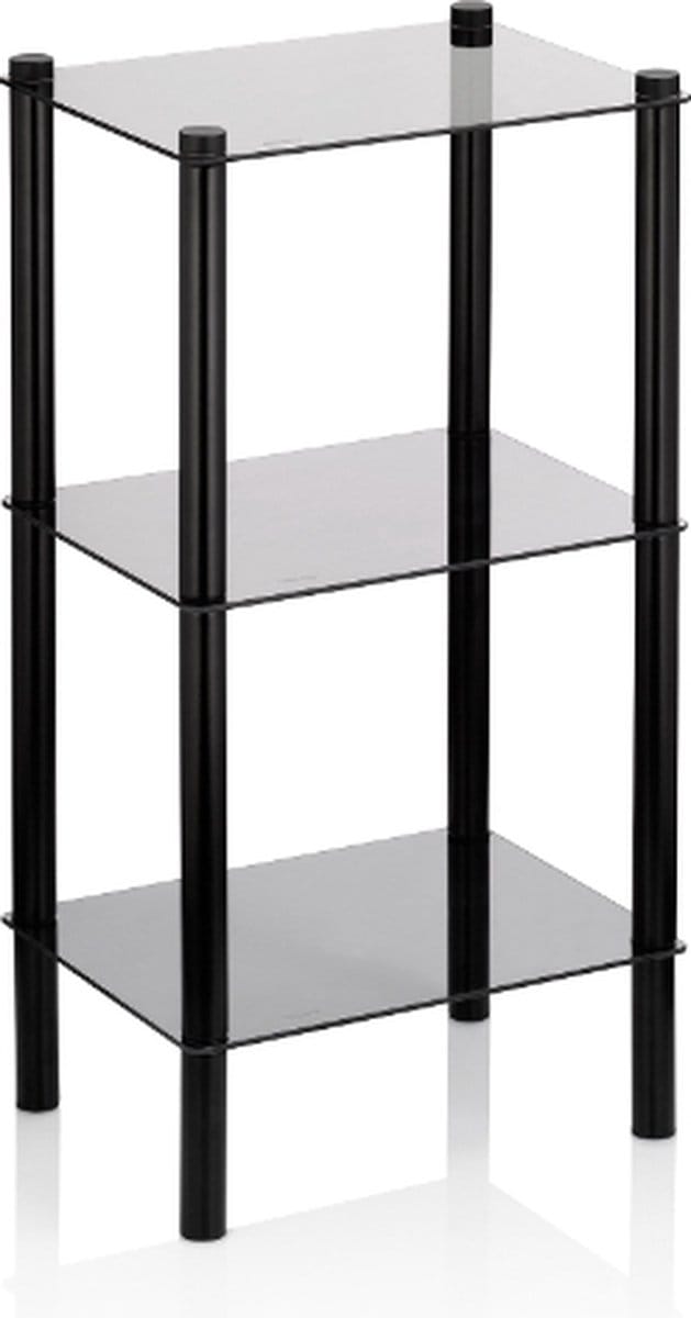 Kast, 76.5 cm, Laag, Metaal, Zwart - Kela | Lars