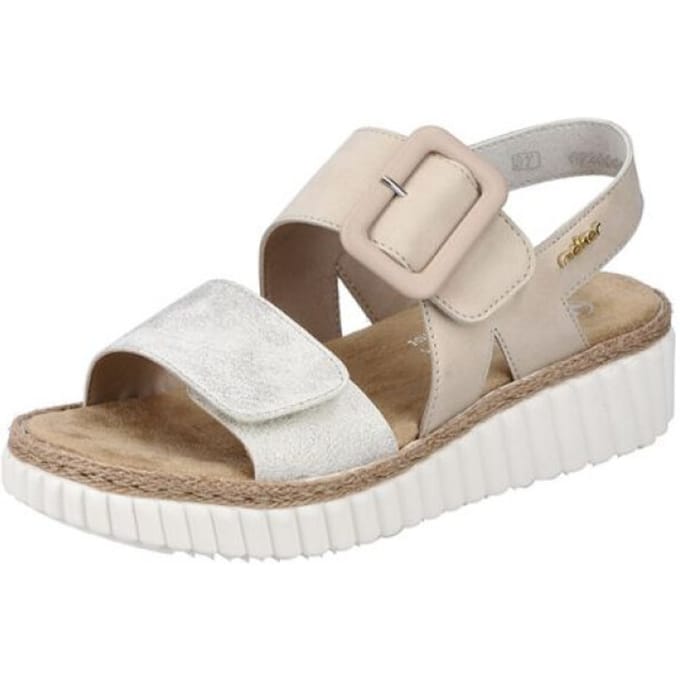 Rieker Sandalen beige Synthetisch - Dames - Maat 38