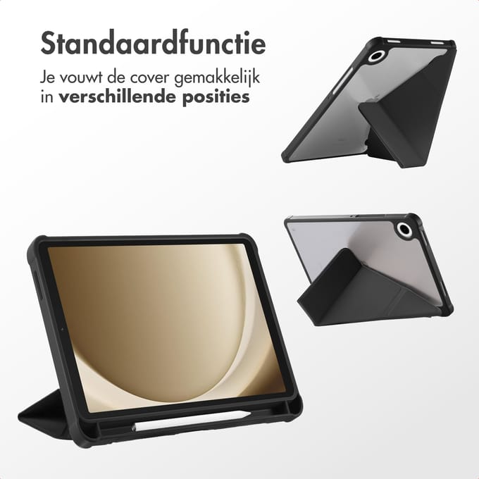 imoshion Tablet Hoes - Geschikt voor Samsung Galaxy Tab A11 Plus - Bookcase- Zwart