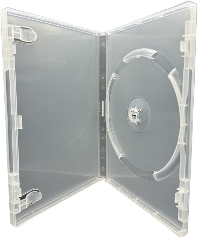 Dailygoody - CD/DVD/Blu-Ray Single Case - 50 Stuks - Transparant