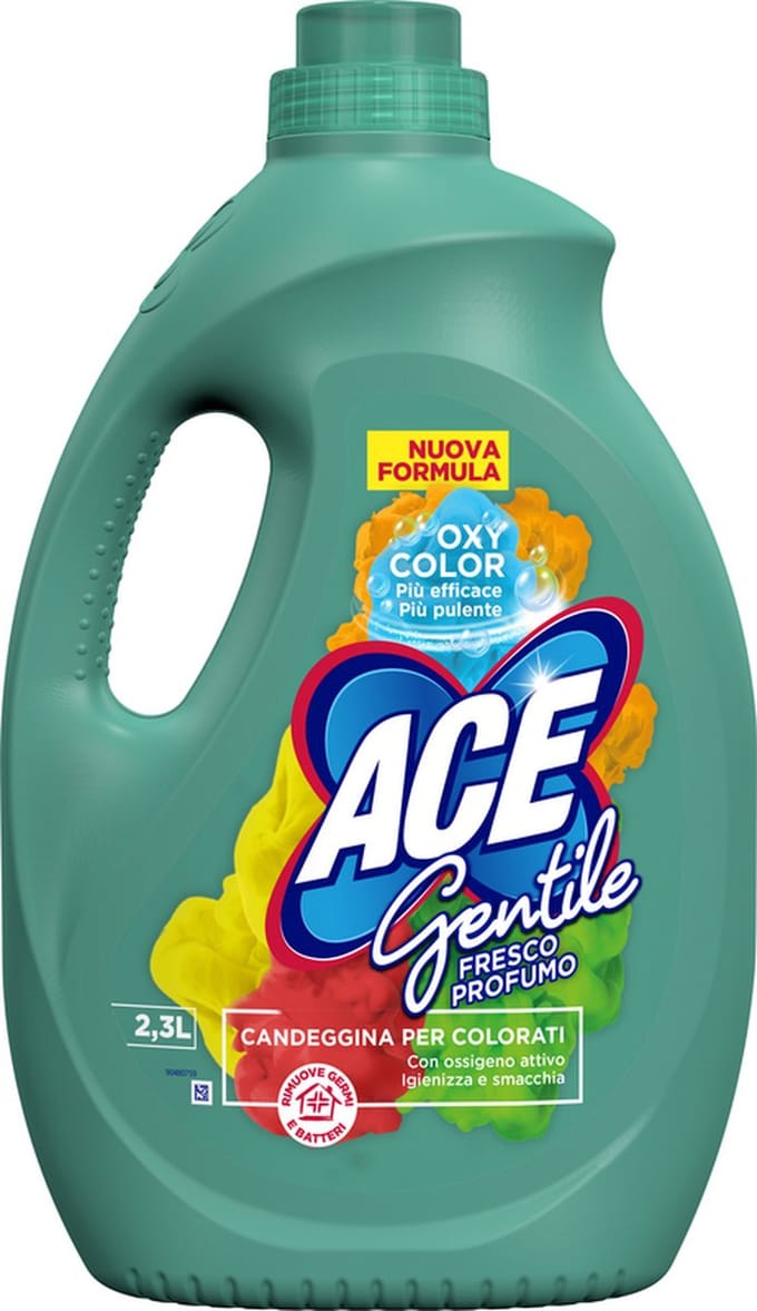 ACE Gentile Wasmiddel 2,3 liter OXY Color Profumo fresco | Ace