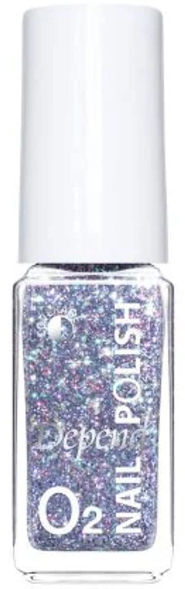 Depend Cosmetic | O2 Nail Polish | Nagellak | lila glitter | nr.790 | 5ml