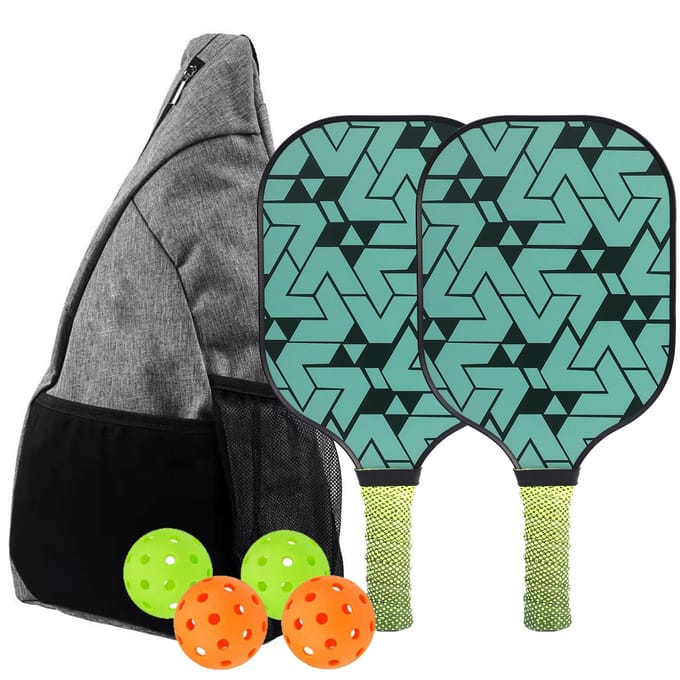 Glasvezel Piek Racket Pp Honingraat Groen Sportpak blue