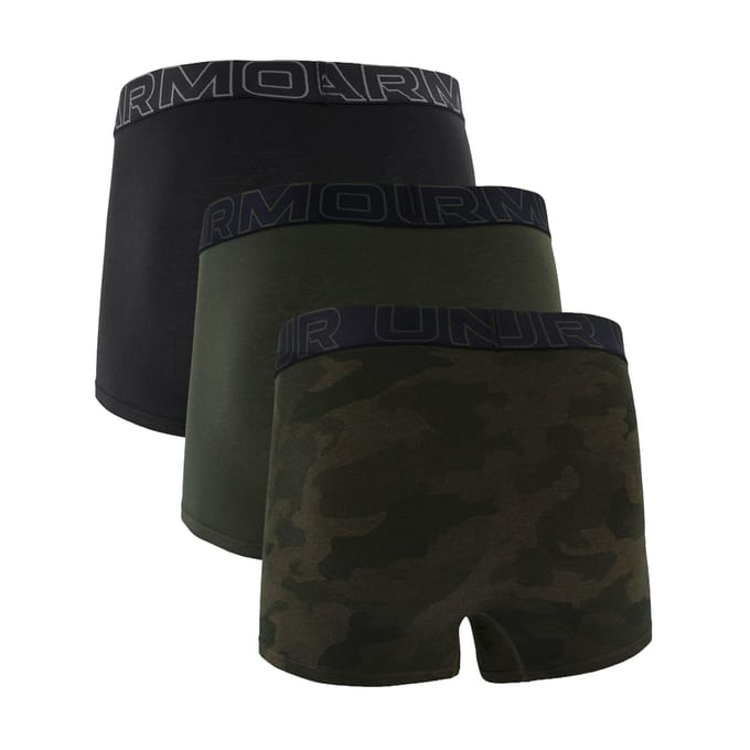 Under Armour Boxershorts UA PERFORMANCE COTTON - PRINT 3 INCH Set van 3