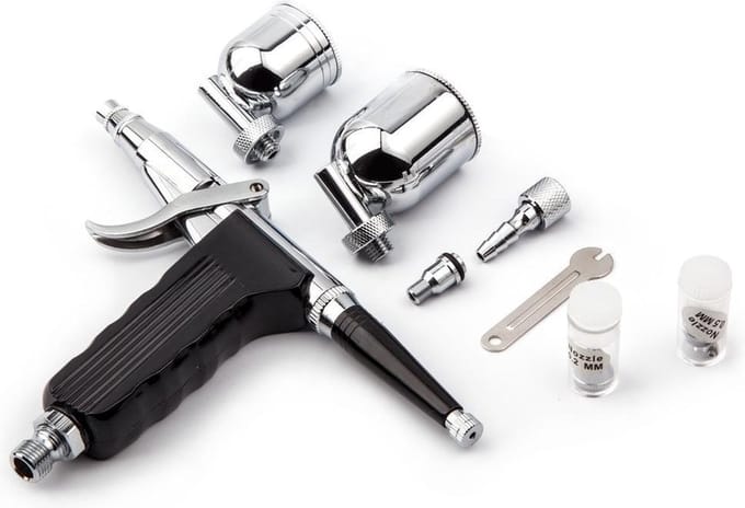 Airbrush pistool Fengda BD-116 met 0,3mm nozzle