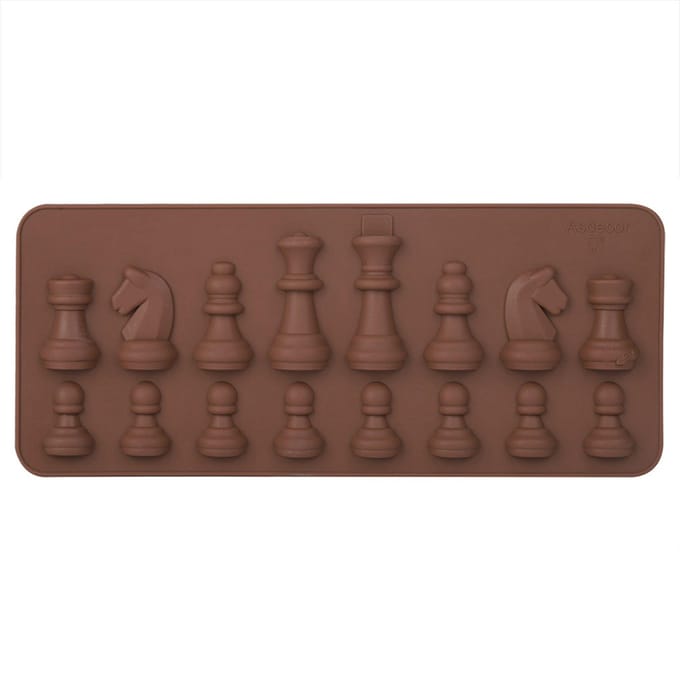 Siliconen Chocoladevorm voor DIY Snoep Taarttopper Decoratie wit