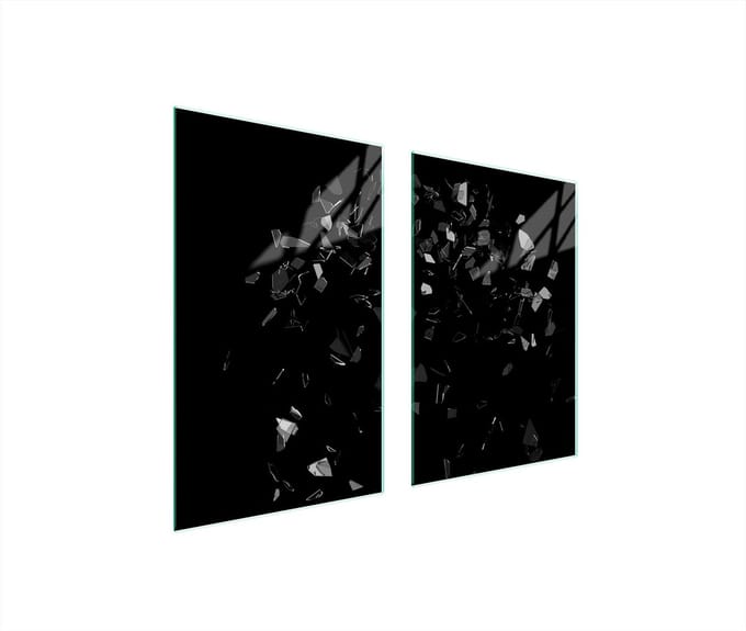 TMK ArtDeko - Snijplank - 65x52 cm - Afdekplaat - Zwart
