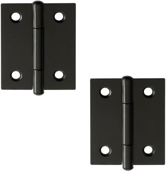 Scharnier 40x32mm zwart 2 stuks