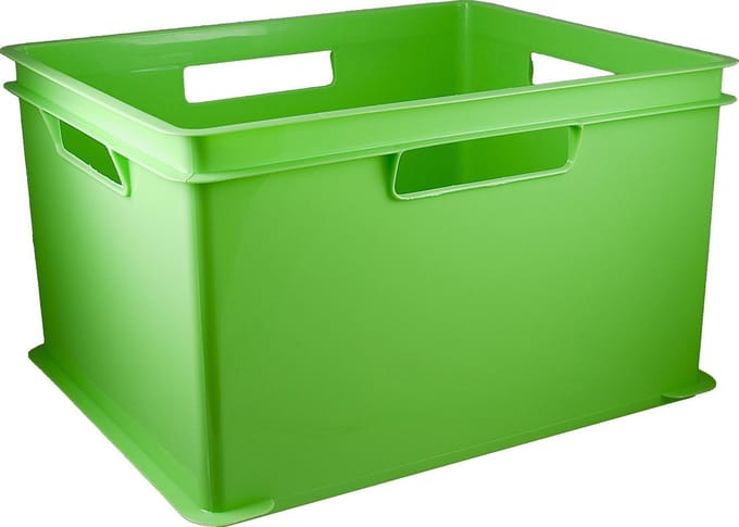 Cosy&Trendy Hobbybox Stapelbaar - 43,5 cm x 35,5 cm - Appelgroen
