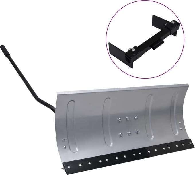 vidaXL - Sneeuwploeg - voor - gazonmaaier - met - adapter - 100 - cm