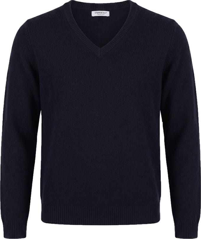 Steppin' Out Dames Trui Lamswol Donkerblauw (navy) - Maat S - Heren