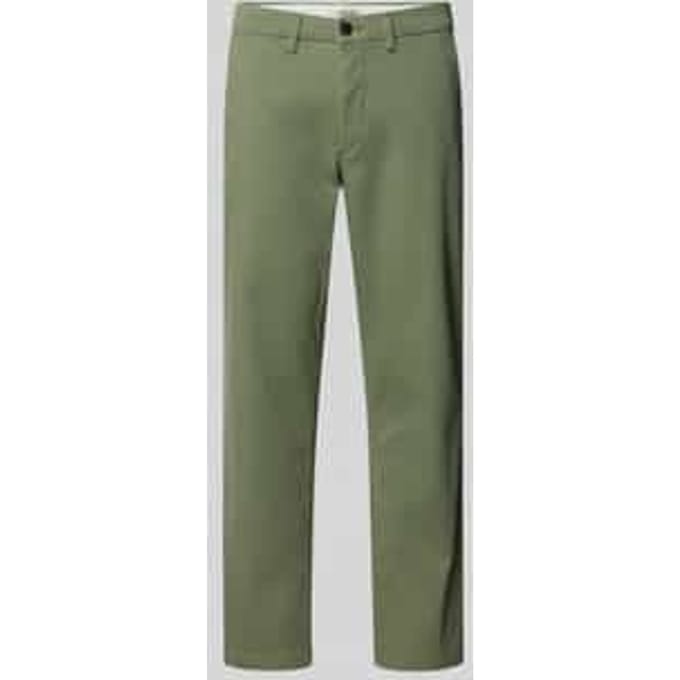 Straight fit Chino met achterzakken Model 'Stollie'