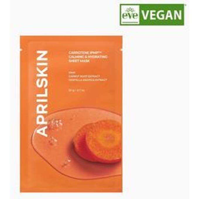 APRILSKIN - Carrotene IPMP Calming & Hydrating Sheet Mask 20g