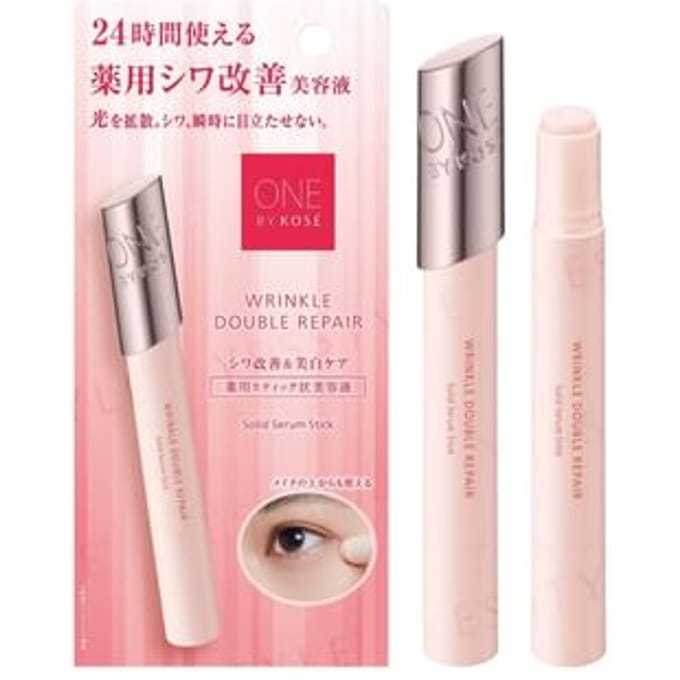 Kose - One By Kose Wrinkle Double Repair Solid Serum Stick 4g