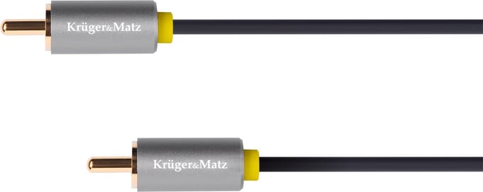 Krüger&Matz Basic - RCA Kabel - 1 Meter - Audiovisueel