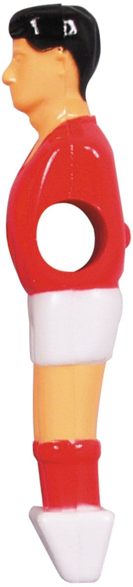 Buffalo tafelvoetbal pop 13 mm rood/wit 4 stuks