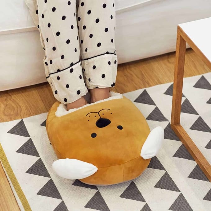 Balvi Voetenwarmer - Woof - Bruin