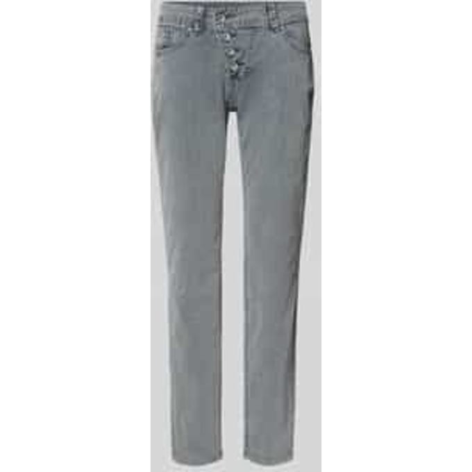 Corduroy broek in 5-pocketmodel met knoopsluiting, model 'MALIBU'