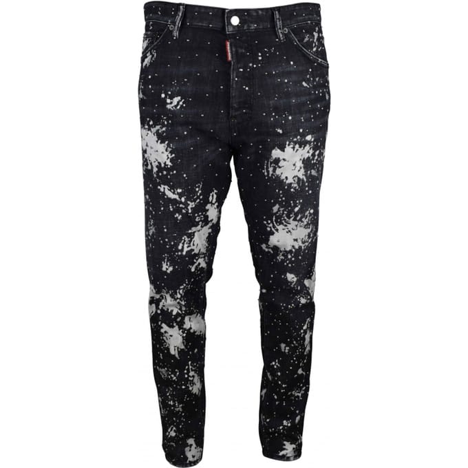 Dsquared2 Relax lang kruis Jean zwart