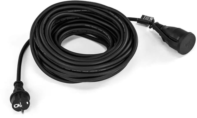 20 Meter Verlengsnoer H05RR-F 3G1.5mm² 1-voudig IP44