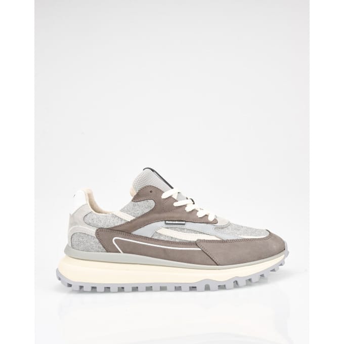 Floris Van Bommel Sfm-10172 De Gripper Sneakers - Nubuck - Heren - Grijs - Maat 44