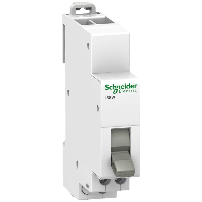 Schneider Electric Acti9 linear Schakelaar - issw - 1 c/o - 20a - 250 v ac - 3 posi