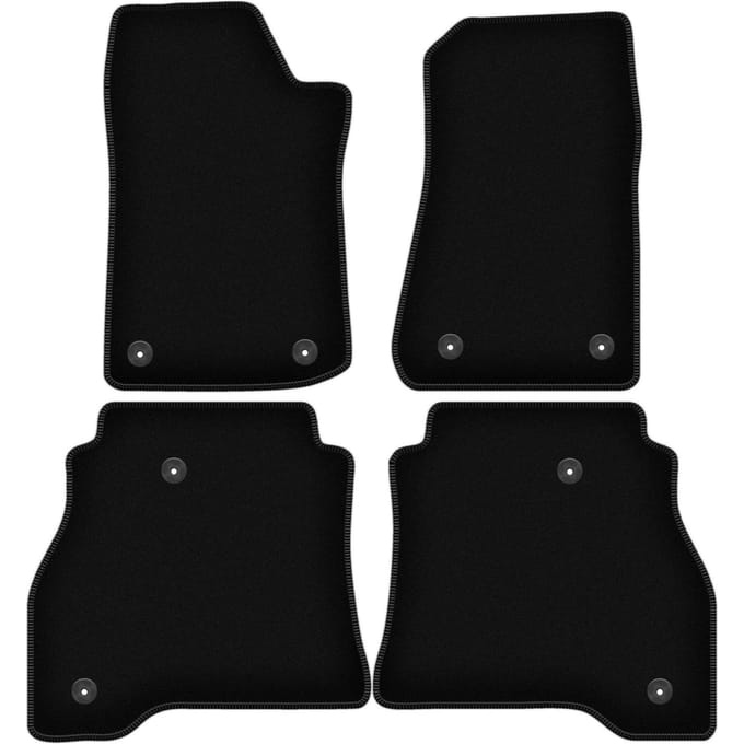 BASIC zwarte veloursmatten voor: Jeep Gladiator 0 (2019-)