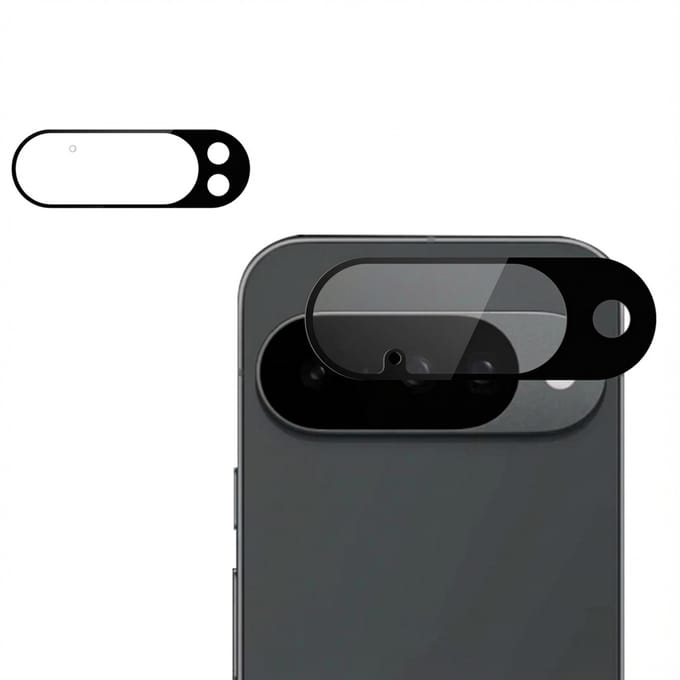 imoshion Camera Lens Protector - Geschikt voor Google Pixel 9 Pro - 2 Pack - Zwart