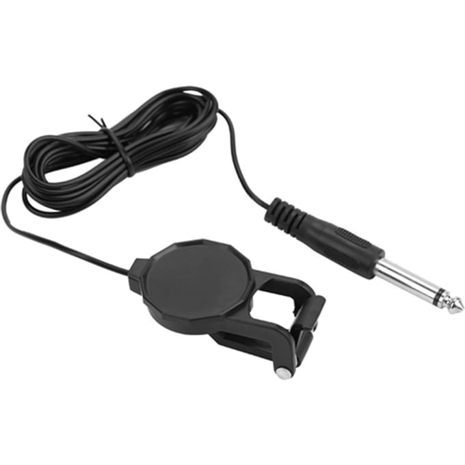 3m 6,35mm audio-aansluiting clip-on microfoon piëzo viool akoestische gitaar pickup black