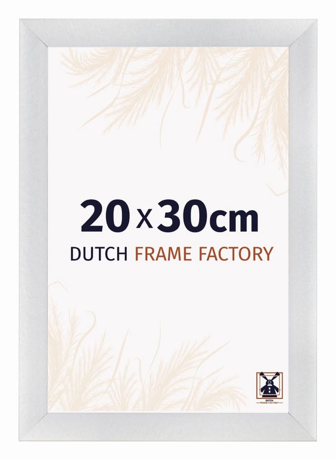 Fotolijst 20x30 cm - MDF - Zilver Mat - Praag