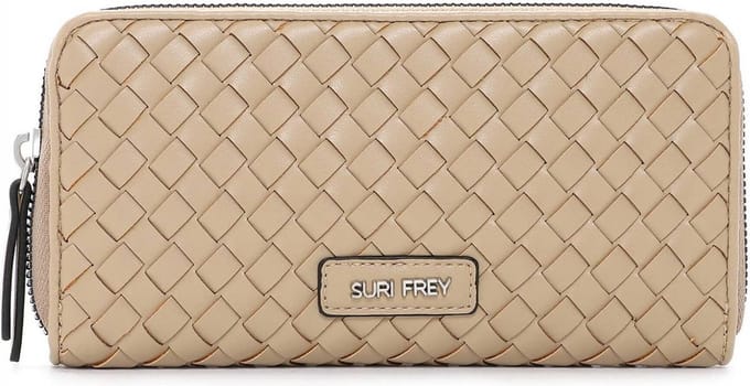 SURI FREY Portemonnee Karly Zip Around Wallet Beige