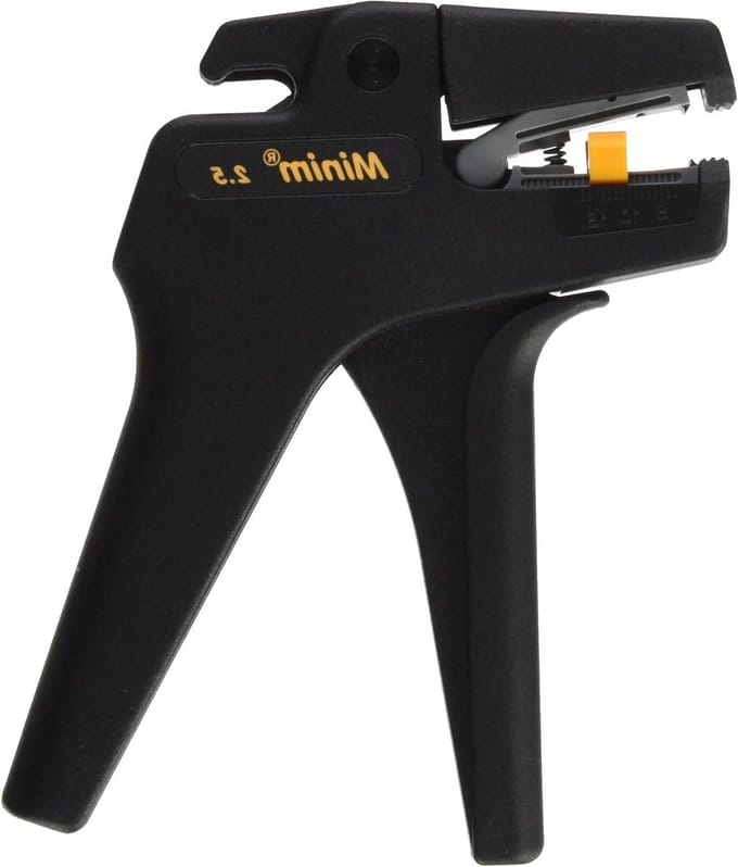 Draadstripper - Kabelstripper - Elektrisch Werk - Automatische Stripping - 15305 - Zwart
