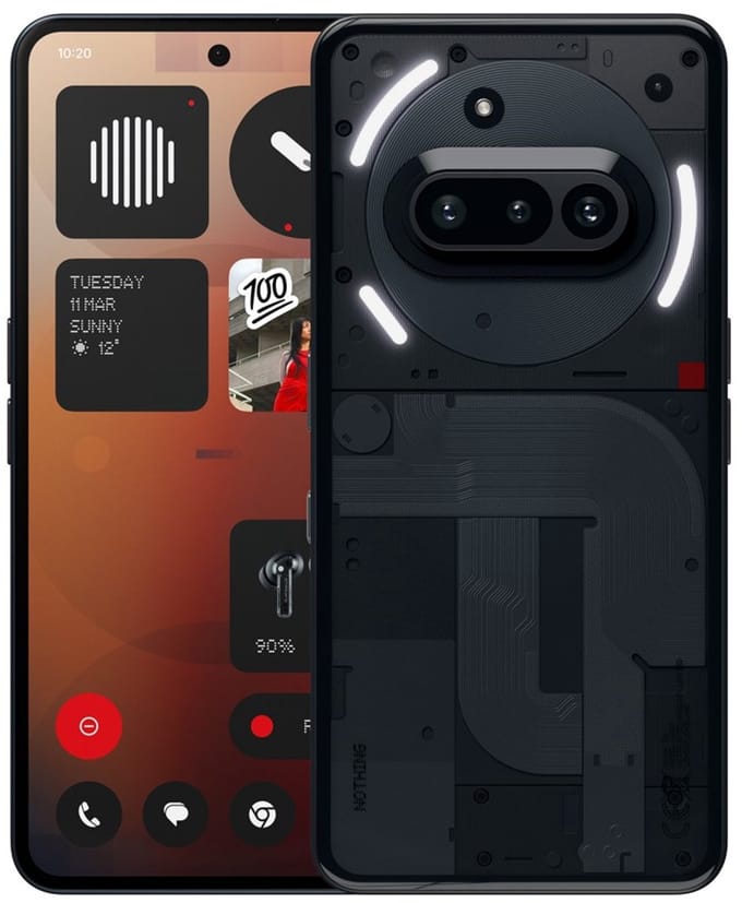 Nothing Phone (3a) i.c.m. Vodafone Start M