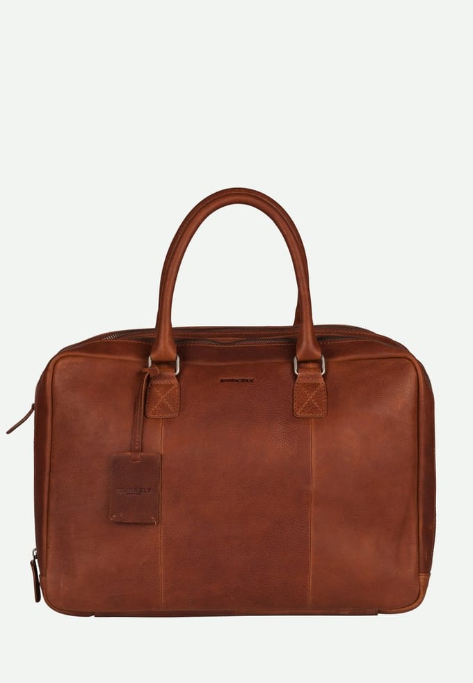 Burkely Fundamentals Antique Avery Worker 15.6'' - Laptoptas - Volwassenen - Cognac