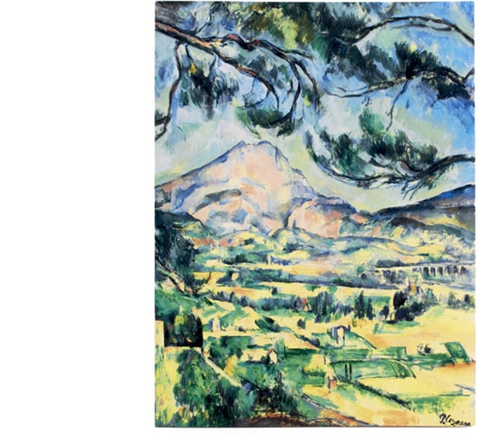 Lanzfeld Cézanne - Schetsboek Blanco - 36 Pagina's - Montagne Sainte-Victoire - Softcover