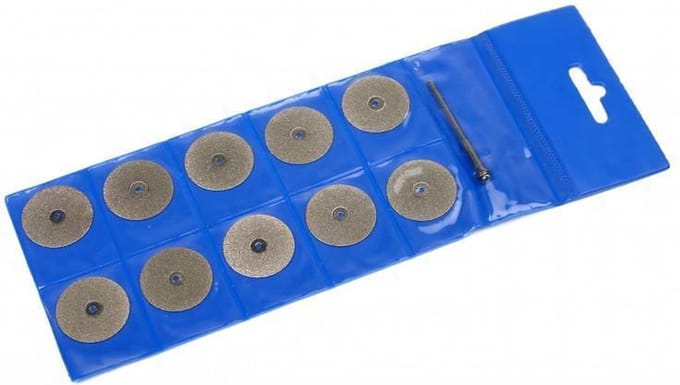 HBM 25 mm 12-delige diamant doorslijpschijfset